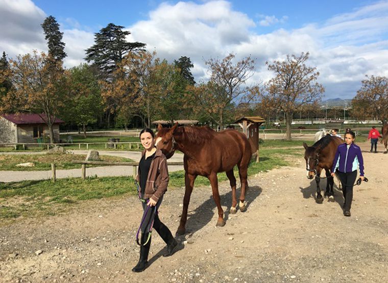 séjour d'équitation à le pouget